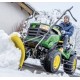 Pług odśnieżny do kosiarki samojezdnej John Deere seria X100
